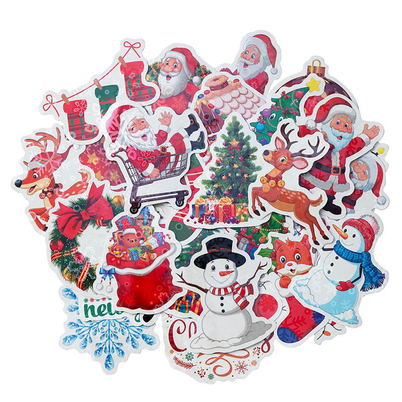 Big stickers set - 50 stuks - kerst