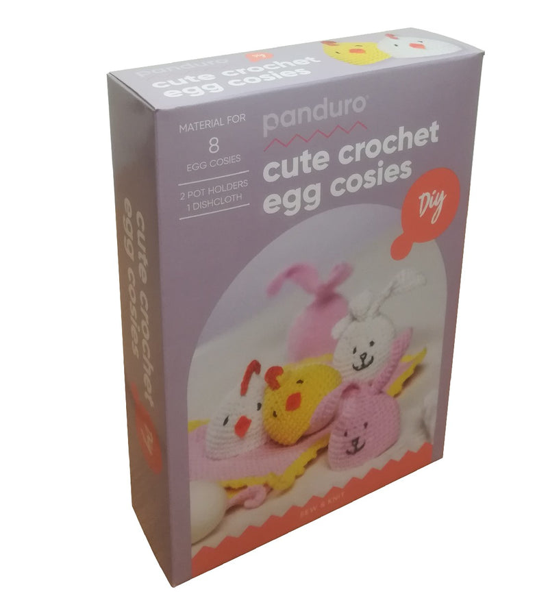 Panduro DIY kit - Cute Crochet Egg Cosies