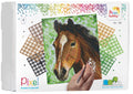 Pixelhobby set - 4 platen - paard