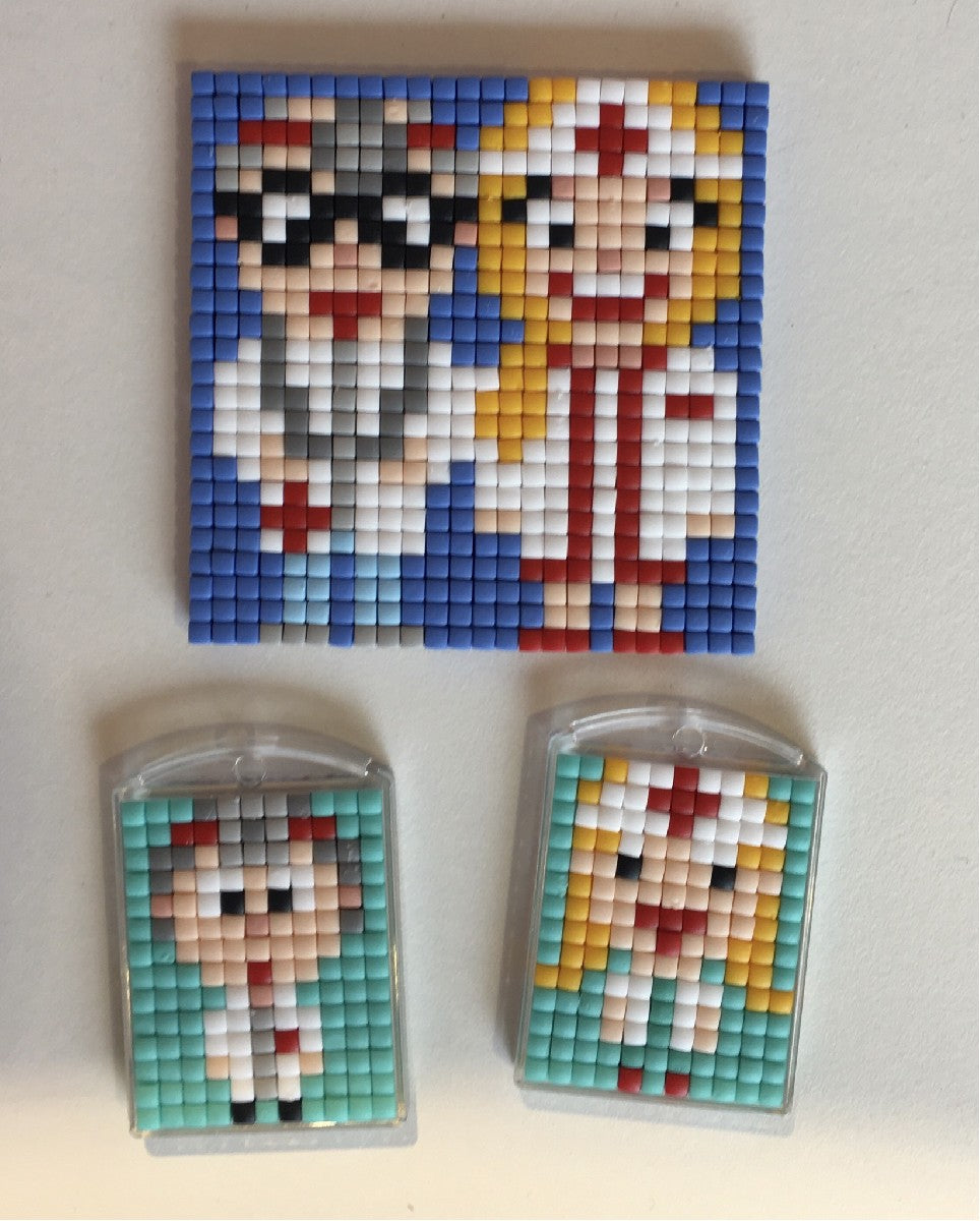 Pixelhobby medaillon - kleurloos