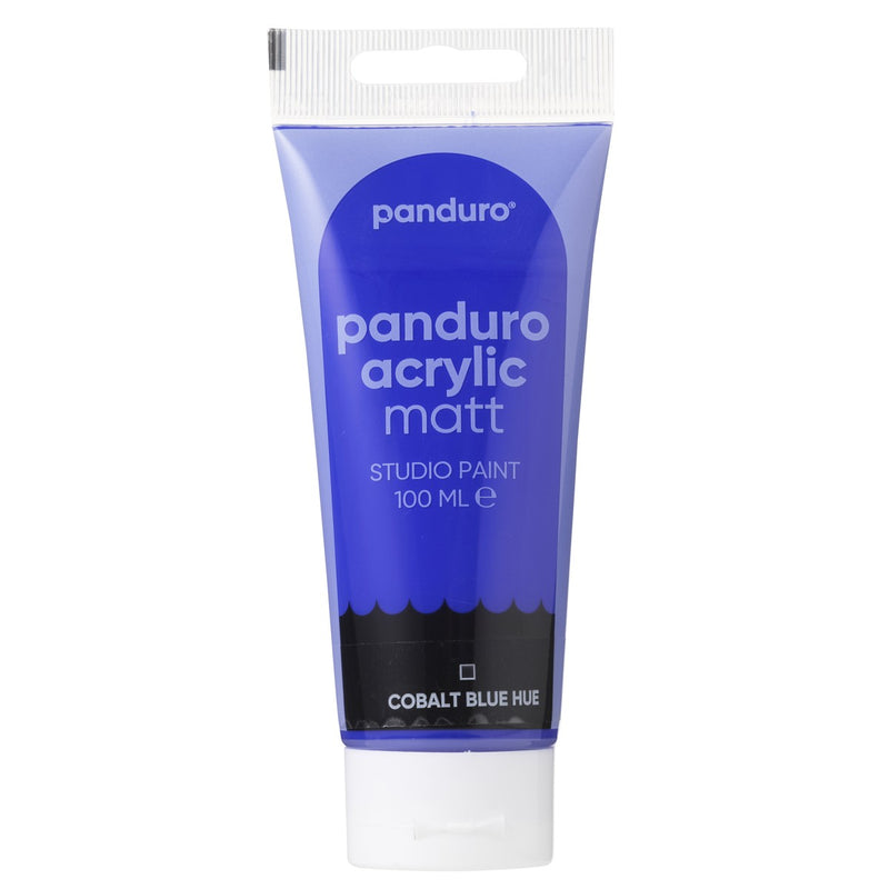 Panduro acrylverf mat - 100 ml - kobaltblauw