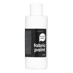 Panduro Fabric Paint - donkere stoffen - wit