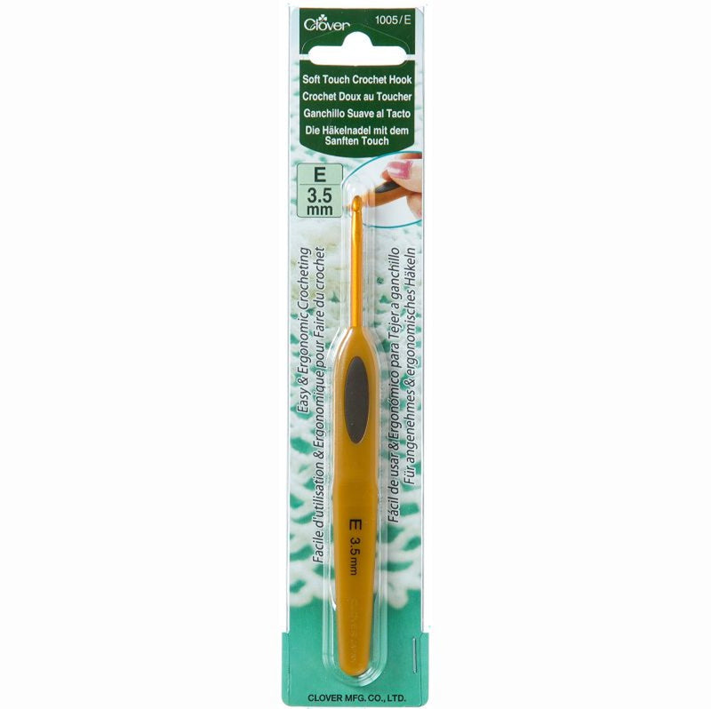 Clover haaknaald - ergonomisch - aluminium - 3,5 mm