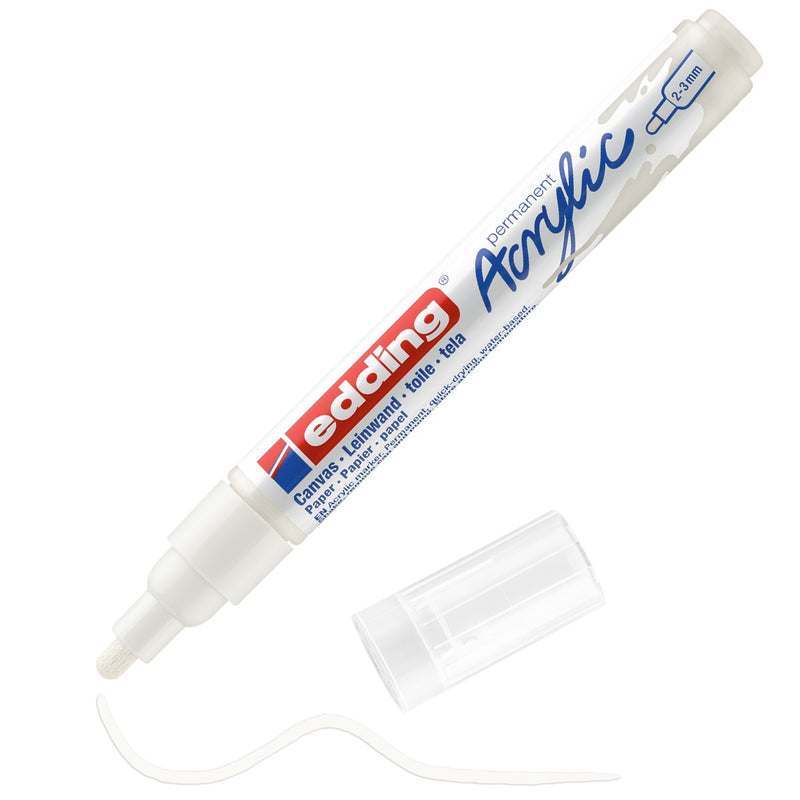 edding 5100 acrylic marker medium - 922 wit