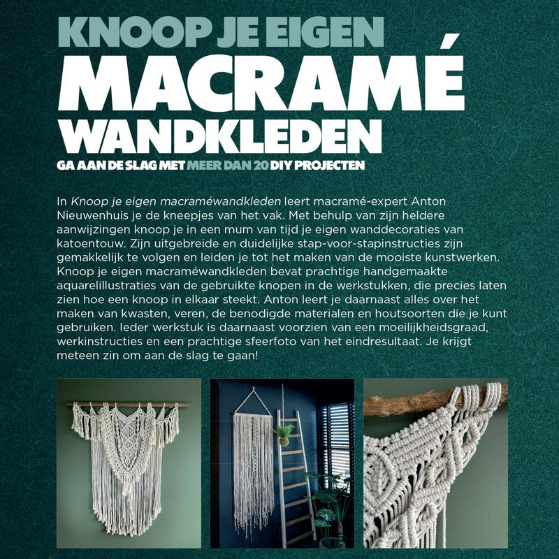 Boek - Knoop je eigen macramé wandkleden