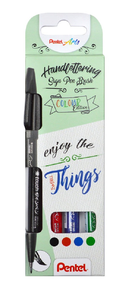 Pentel Brush Sign Pen set - primair