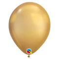 ballonnen metallic 28 cm - goud 3 stuks