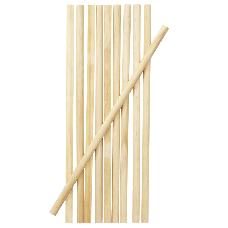 Houten stokken half - 2 mm - 60 cm - 10 stuks