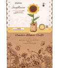 Robotime houten 3D puzzel - Sunflower