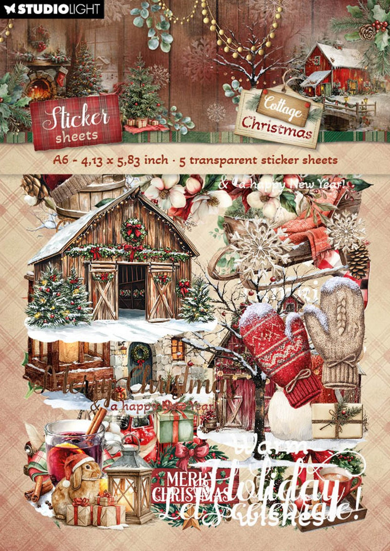 Studio Light stickers - Cottage Christmas