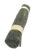 Nepal wool wolvilt - 30x42 cm - 3 mm - antraciet melange
