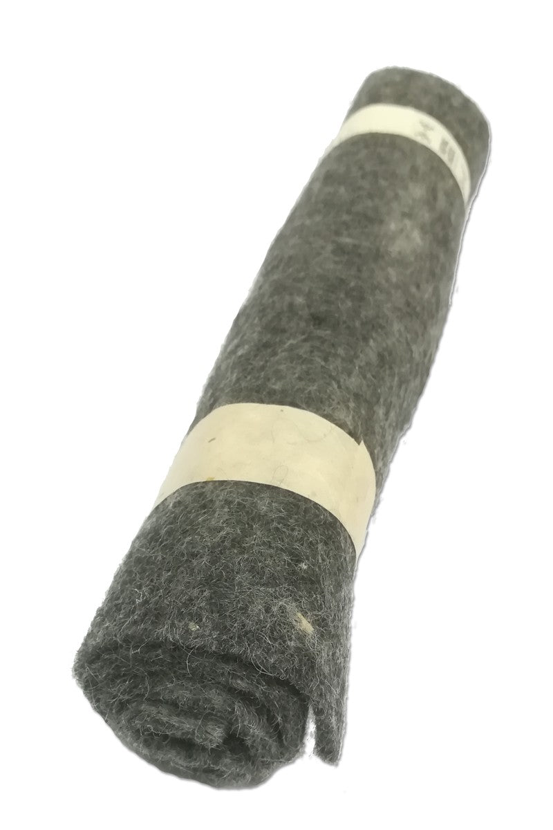 Nepal wool wolvilt - 30x42 cm - 3 mm - antraciet melange