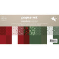 Origami papier - 20x20 cm - rood/groen
