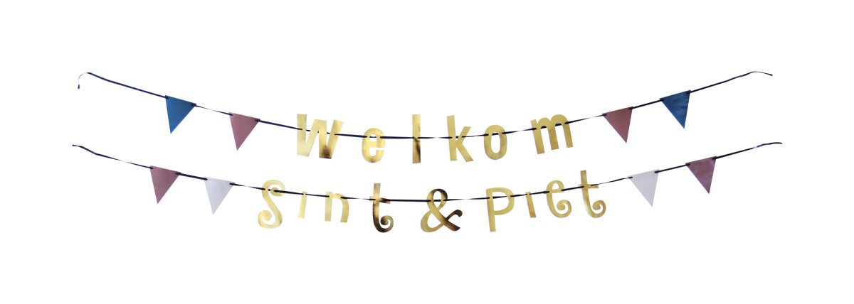 Letterslinger - 2x 1,5 meter - Sint en Piet
