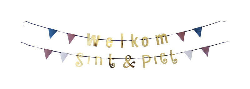 Letterslinger - 2x 1,5 meter - Sint en Piet