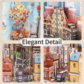 Tonecheer miniatuur kit - book nook - Travel with the Wind
