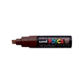 POSCA acrylmarker - beitelpunt PC-8K - 8 mm - bruin