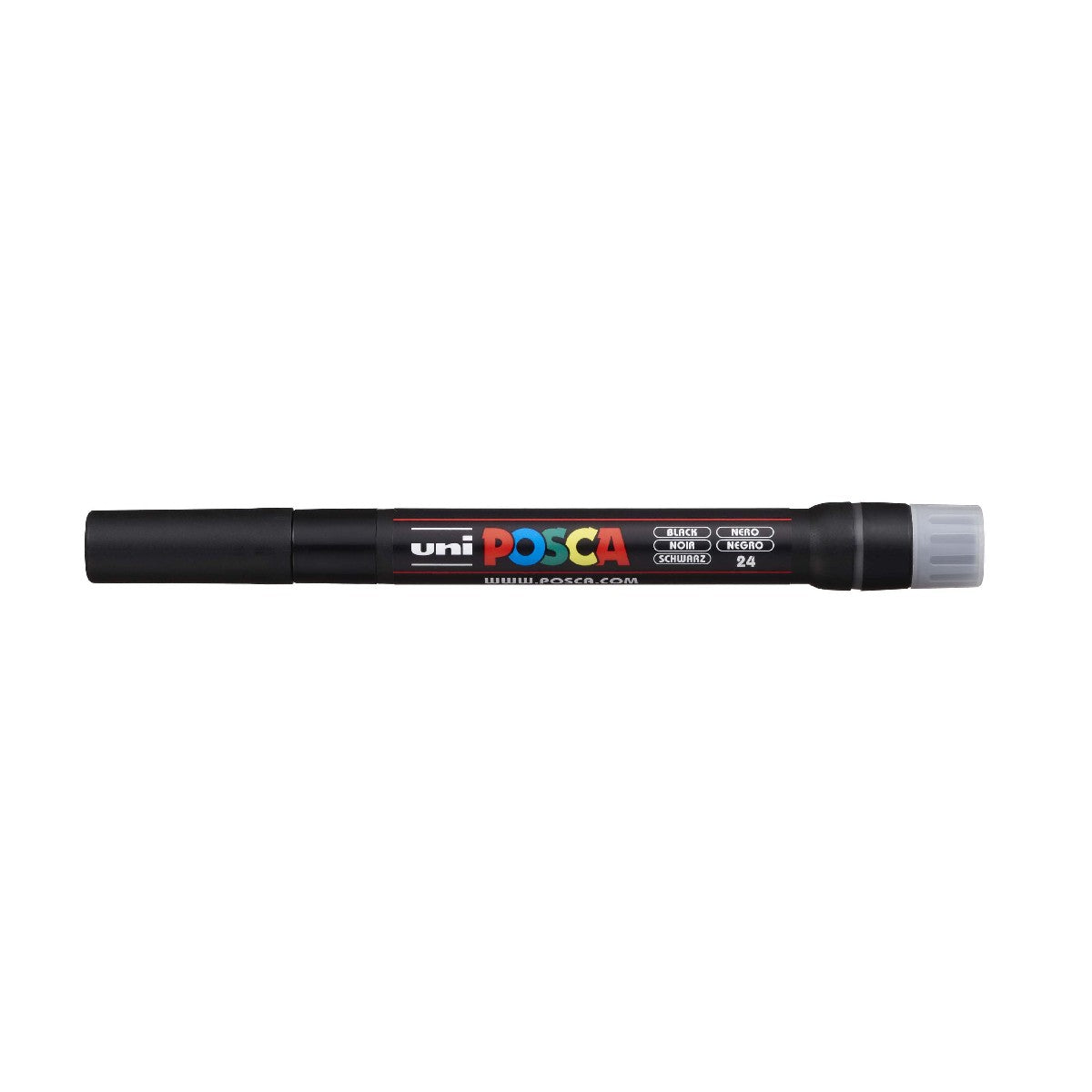 POSCA acrylmarker - brushpunt PCF-350 - 1-10 mm - zwart