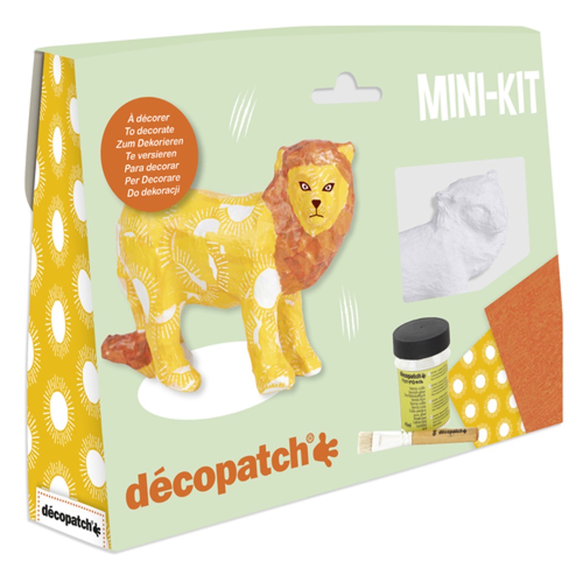 Décopatch mini kit - lion