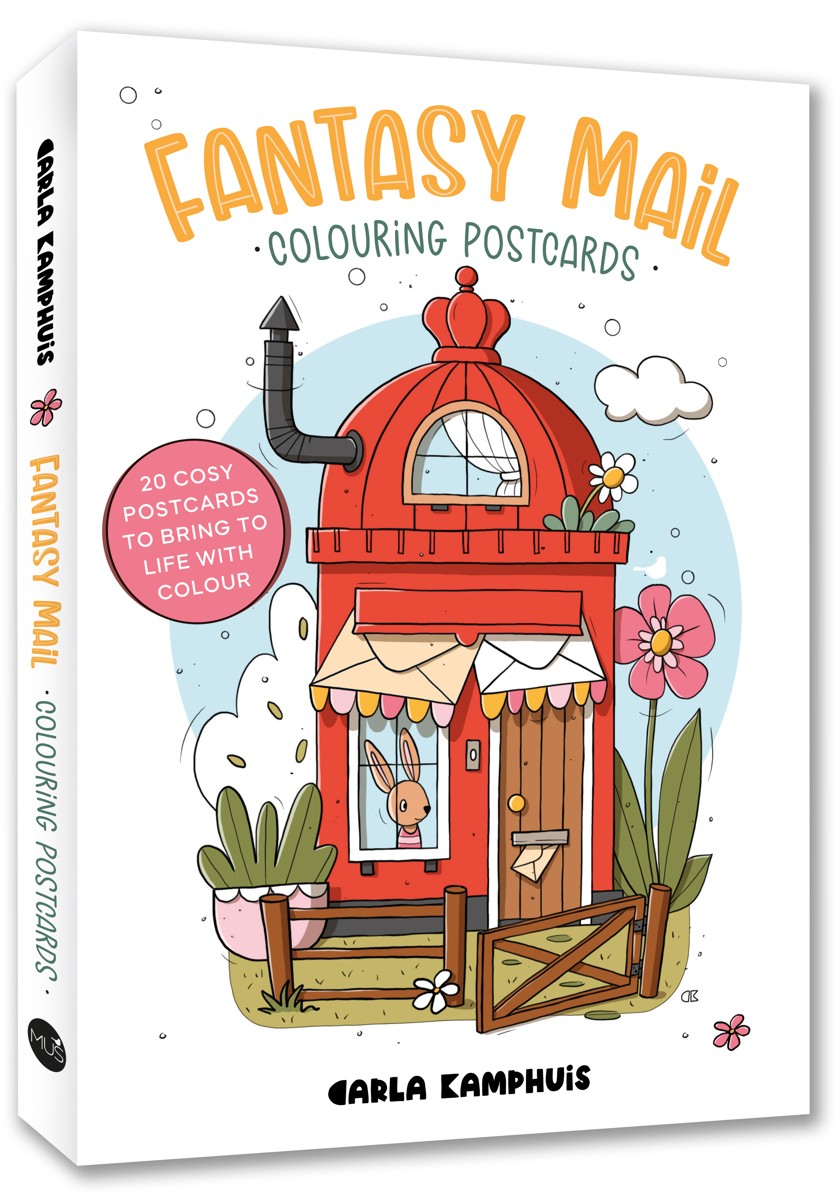 Kleurboek - fantasy mail