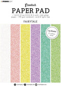 SL gekleurd papier - A5 - glitters - fairytale