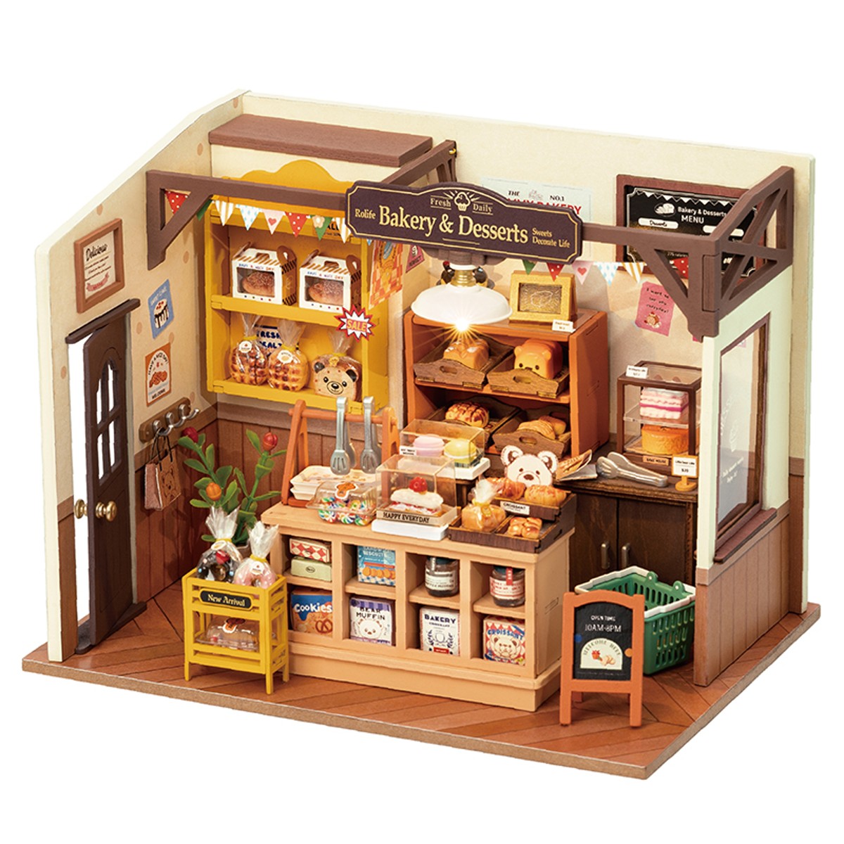 Robotime miniatuur DIY kit - Becka's Baking House