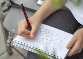 Faber-Castell vulpotlood Grip 1345 - 0,7 mm - rood