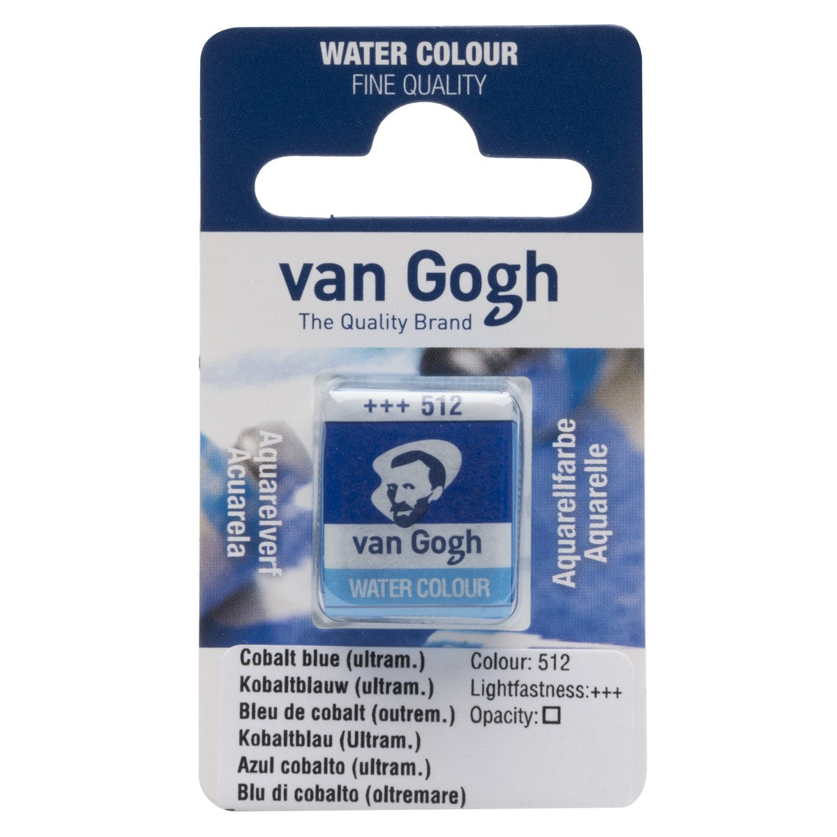 van Gogh aquarelverf - napje - kobaltblauw (ultramarijn) 512