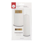 Kaarsenwasfolie goud - 20 x 6,5 cm - 4 stuks