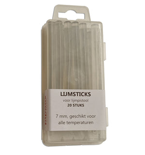 Lijmsticks voor lijmpistool - alle temperaturen - 7 mm - 20 stuks