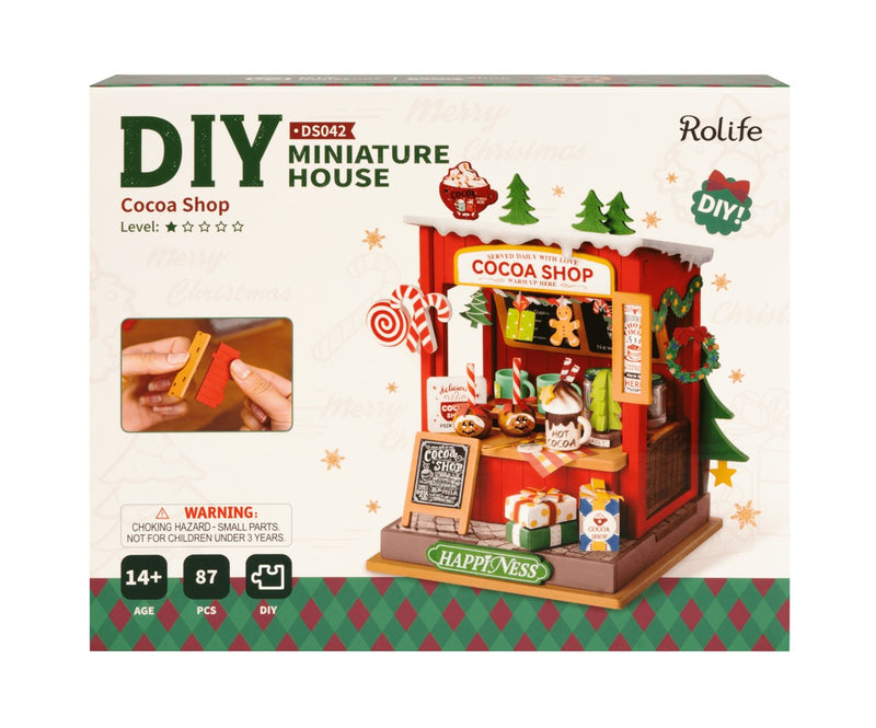Robotime miniatuur DIY kit - Cocoa Shop