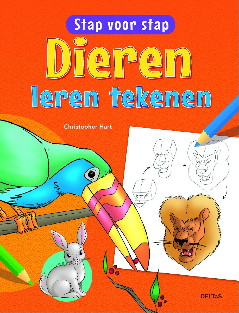 Boek - Stap voor stap dieren tekenen