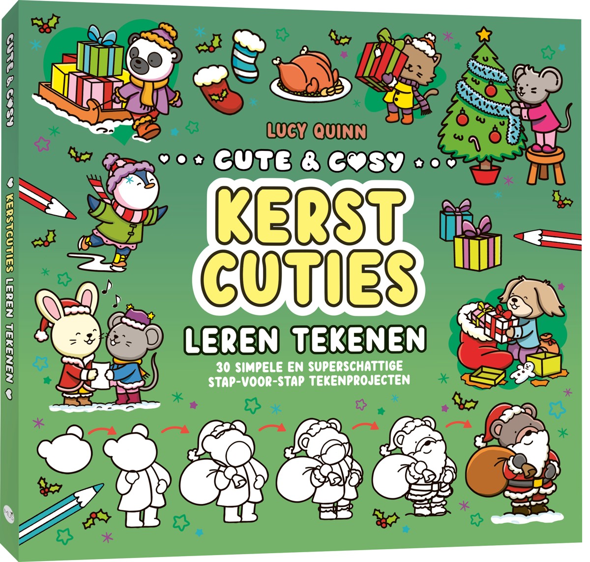 Boek - Cute & Cosy - kerstcuties leren tekenen