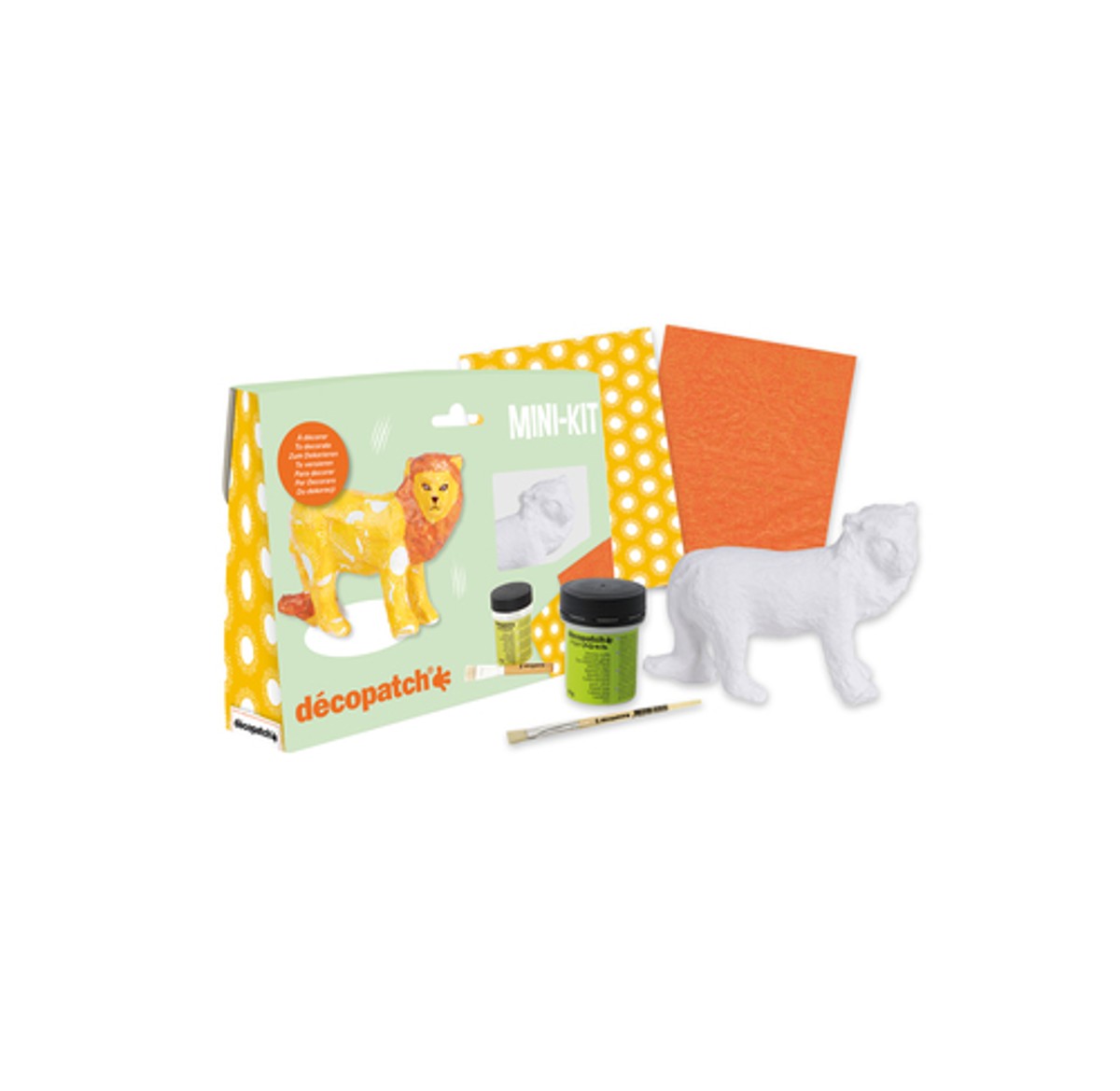 Décopatch mini kit - lion