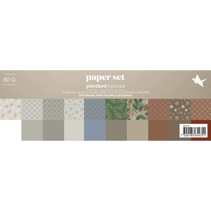 Origami papier - 30x30 cm - vintage