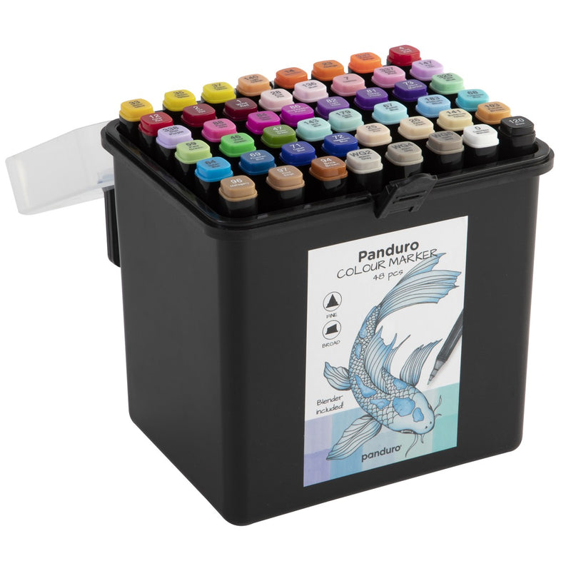 Panduro alcoholmarkers - 48 stuks