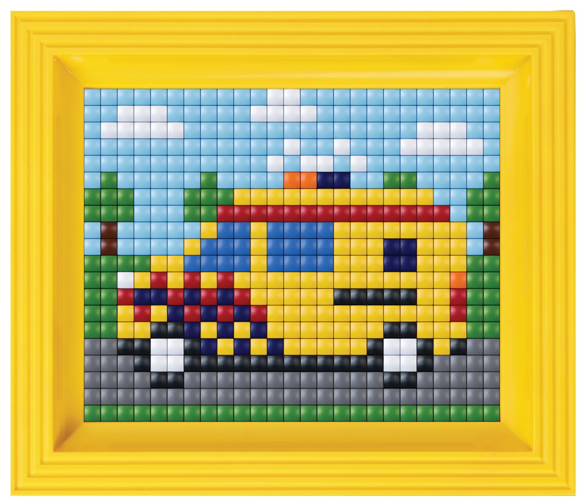 Pixelhobby XL set met lijst - ambulance