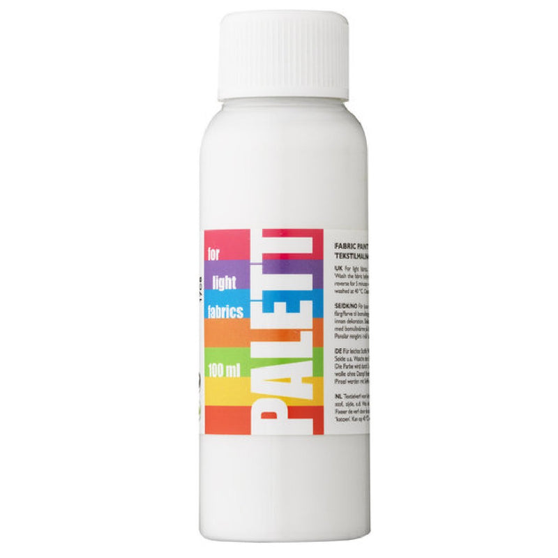 Palett textielverf - lichte stoffen - 100 ml - wit