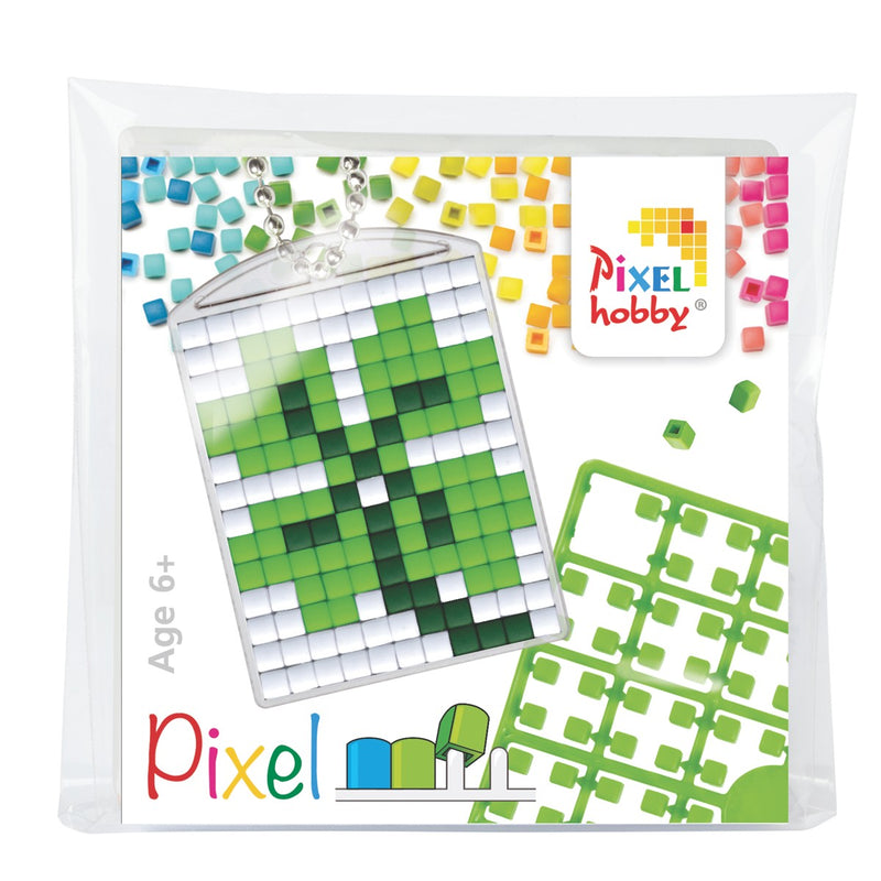 Pixelhobby medaillon startset - klavertje vier