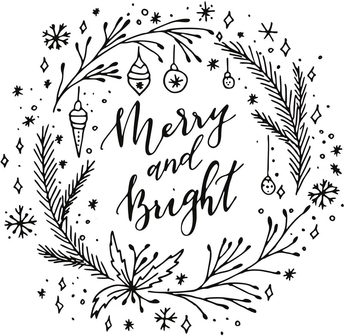 Securit window stencils - 3 x A2 - Christmas