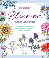 Boek - Stap voor stap bloemen leren tekenen
