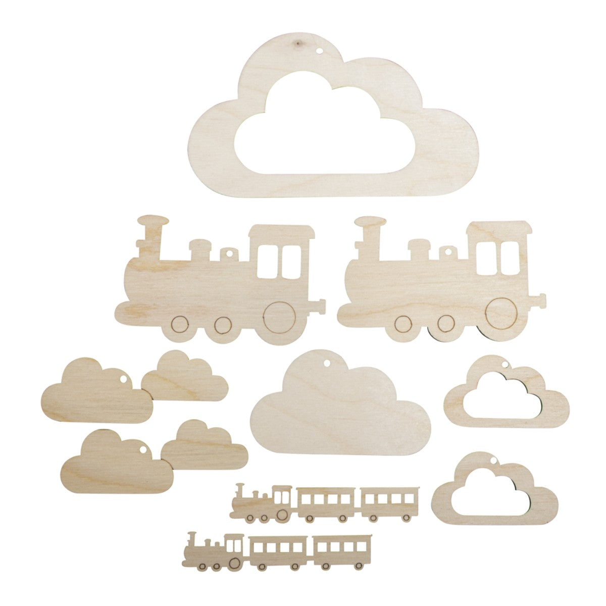 DIY kit - baby mobiel - trein