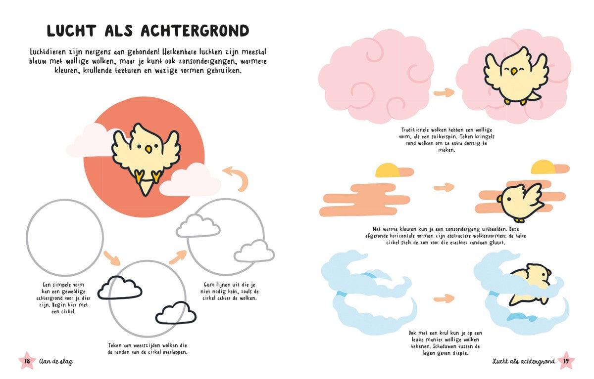 Boek - Kawaii - Schattige fantasiedieren tekenen
