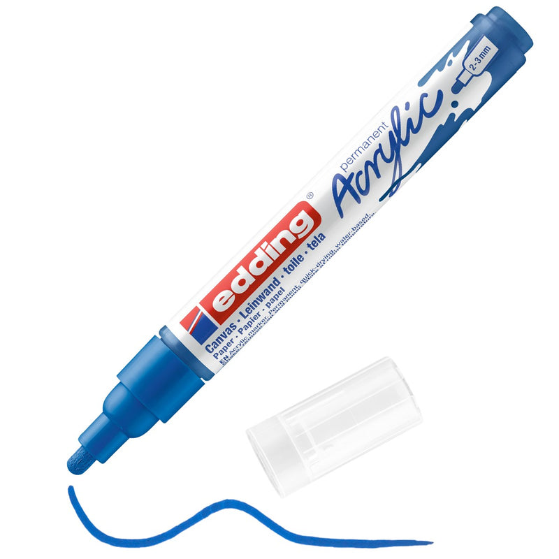 edding 5100 acrylic marker medium - 903 gentiaanblauw