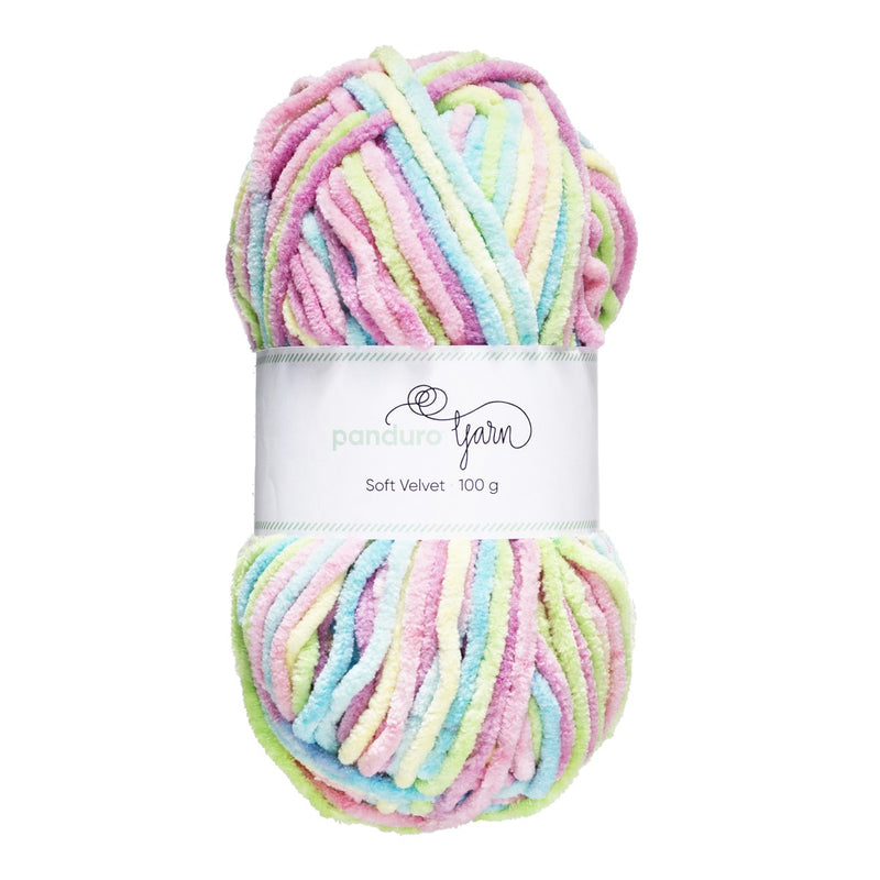 Panduro garen Soft Velvet - regenboog