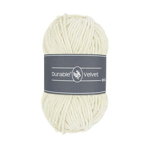 Durable Velvet garen - 100 gram - 326 ivoor