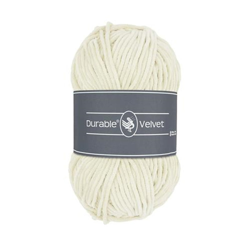 Durable Velvet garen - 100 gram - 326 ivoor