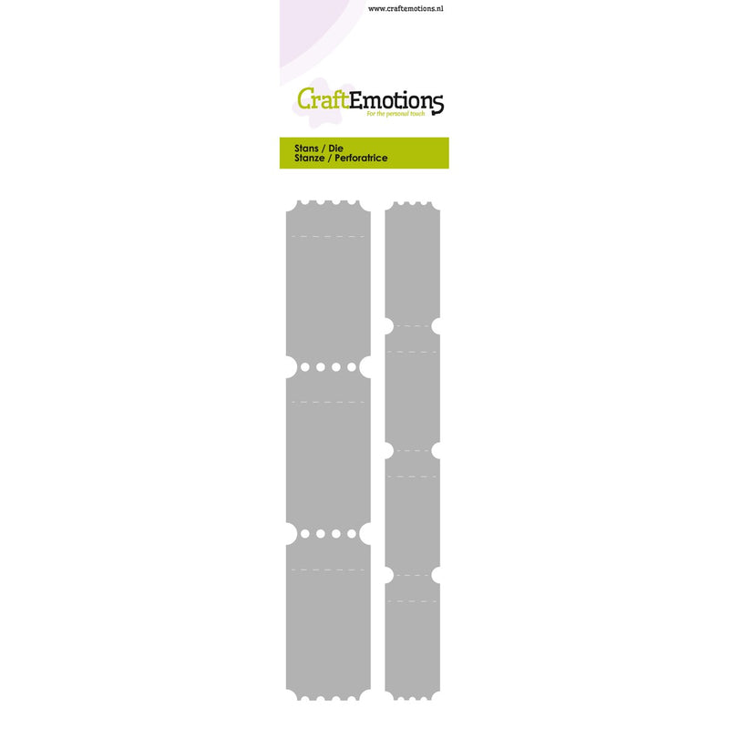 die cutting border 2 ticket strips