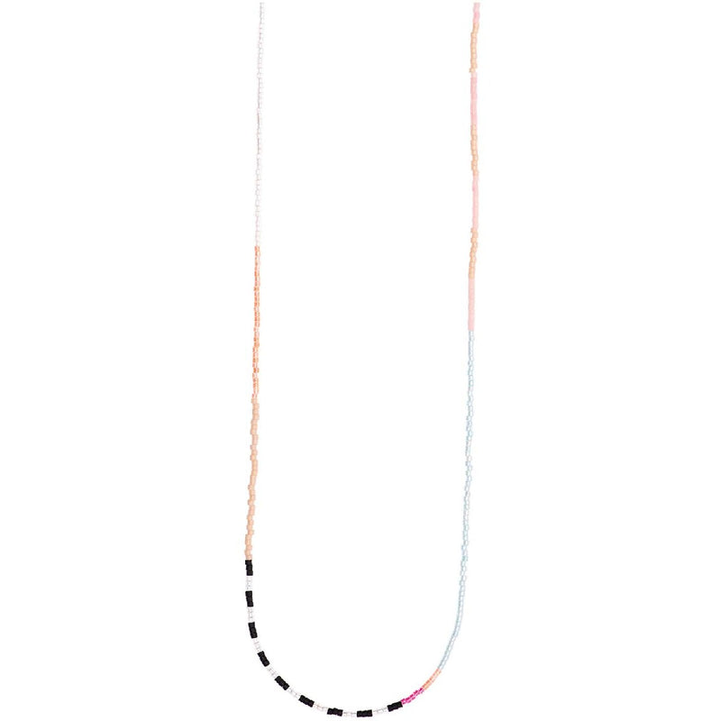 Mix It Up - kralenketting 65 cm - zilverkleurig