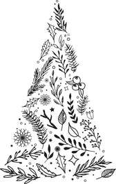 Securit window stencils - 3 x A2 - Christmas